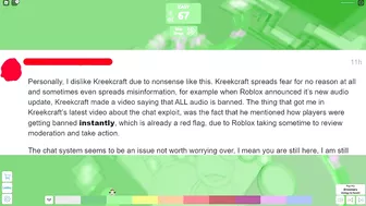 Roblox Players are MAD at KreekCraft...