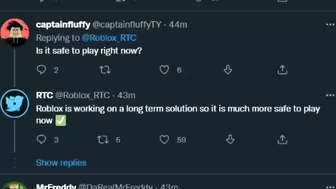 Roblox Is Safe To Play Now... (HACKERS GONE) (Roblox)