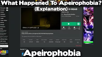 What Happened To Apeirophobia? (Explanation) - [Roblox]