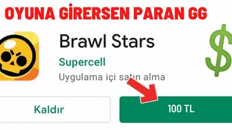 Brawl stars paralı olmuş 100 TL ye aldım ????