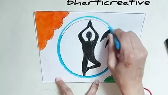 my yoga schedule will be painting|I love yoga because painting|yoga making India global painting