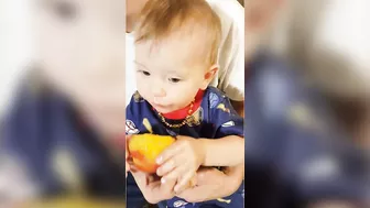 Funny Baby Loves Food - Babies Eating Compilation #7