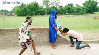 Best amazing funniest video 2022 Tharki bikhari funny comedy video By Bindas boy