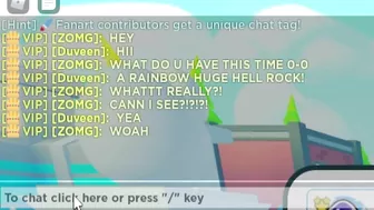 ???? I Got *RAINBOW HUGE HELL ROCK* In Pet Simulator X!