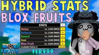 Hybrid Stats are so OP in Bloxfruits