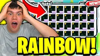 *NEW* FASTEST WAY To Hatch RAINBOW HUGE HELL ROCK In Roblox Pet Simulator X!