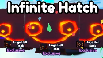 ✨How to Hatch *INFINITE* HUGE HELL ROCKS in Pet Simulator X (New Update)