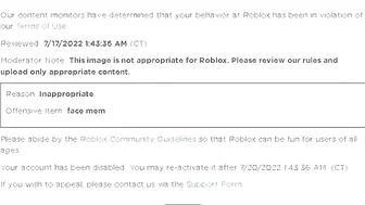 This Face BANS You on ROBLOX