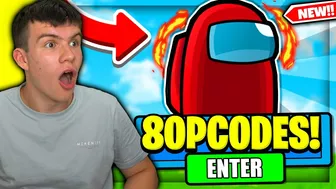 ALL *8* SECRET OP CODES In Roblox Crewmates Codes!