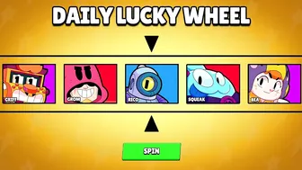 ????DAILY LUCKY WHEEL IN BRAWL STARS????????