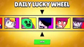 ????DAILY LUCKY WHEEL IN BRAWL STARS????????