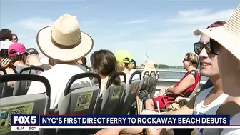 NYC debuts first direct ferry to Rockaway Beach