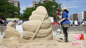 Couldn't visit the 2022 Revere Beach sand sculpting festival? Here's the highlights