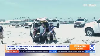 Huntington Beach plane crash happened at site of lifeguard competition