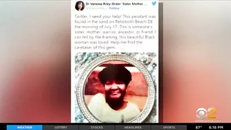 Brooklyn woman reunites family with pendant lost on beach