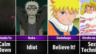 Learn Japanese with Naruto Uzumaki (Voices Included) I Anime Senpai Comparisons