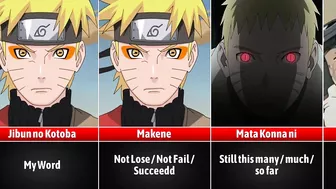 Learn Japanese with Naruto Uzumaki (Voices Included) I Anime Senpai Comparisons