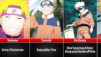 Learn Japanese with Naruto Uzumaki (Voices Included) I Anime Senpai Comparisons