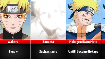 Learn Japanese with Naruto Uzumaki (Voices Included) I Anime Senpai Comparisons