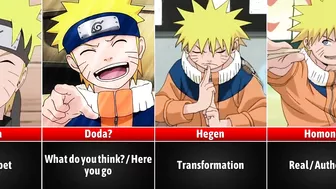 Learn Japanese with Naruto Uzumaki (Voices Included) I Anime Senpai Comparisons