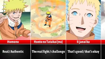 Learn Japanese with Naruto Uzumaki (Voices Included) I Anime Senpai Comparisons