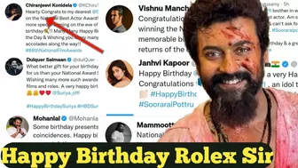 ???? Celebrity Birthday Wishes To Surya On Twitter.