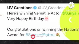 ???? Celebrity Birthday Wishes To Surya On Twitter.