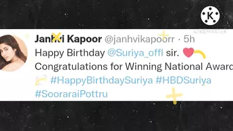 ???? Celebrity Birthday Wishes To Surya On Twitter.