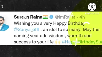 ???? Celebrity Birthday Wishes To Surya On Twitter.