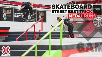 Skateboard Street Best Trick: MEDAL RUNS | X Games 2022