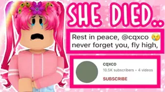 THIS YOUTUBER *DIED* (ROBLOX NEWS/DRAMA/RANT 2022)