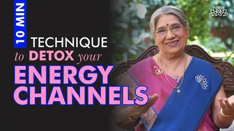 10 Minute Simple Technique to Detox Your Energy Channels | Nadi Shuddi Kriya | Positive Energy