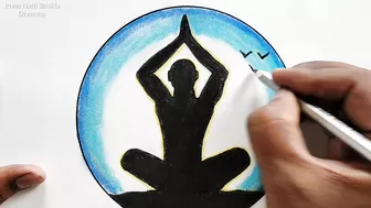 My Yoga Schedule Will Be Painting || My Yoga Schedule Will Be Drawing || Yoga For Fitness Drawing