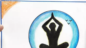 My Yoga Schedule Will Be Painting || My Yoga Schedule Will Be Drawing || Yoga For Fitness Drawing