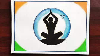 My Yoga Schedule Will Be Painting || My Yoga Schedule Will Be Drawing || Yoga For Fitness Drawing