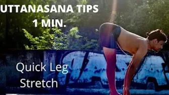 Uttanasana Tips In 1 Minute | Padangushthasana | Leg stretching In 1 Min. |