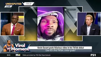 UNDISPUTED - Skip & Shannon react to Kevin Durant's first TikTok video