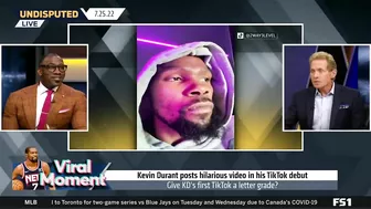 UNDISPUTED - Skip & Shannon react to Kevin Durant's first TikTok video