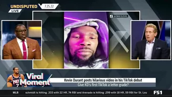 UNDISPUTED - Skip & Shannon react to Kevin Durant's first TikTok video