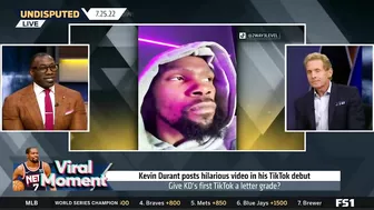 UNDISPUTED - Skip & Shannon react to Kevin Durant's first TikTok video