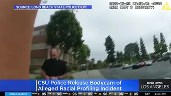 New body cam video released by Cal State Long Beach school PD in racial profiling case involving pro