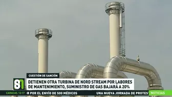 Gazprom detiene otra turbina Siemens del Nord Stream 1