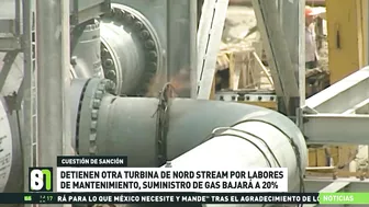 Gazprom detiene otra turbina Siemens del Nord Stream 1