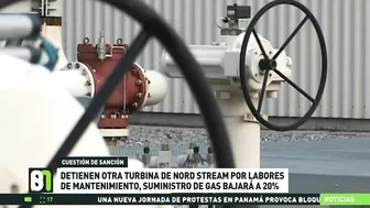 Gazprom detiene otra turbina Siemens del Nord Stream 1