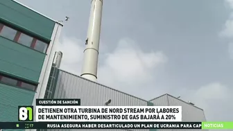 Gazprom detiene otra turbina Siemens del Nord Stream 1