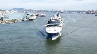 Celebrity Cruises "Celebrity Eclipse" Sail Away ( New Look )