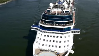 Celebrity Cruises "Celebrity Eclipse" Sail Away ( New Look )