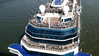 Celebrity Cruises "Celebrity Eclipse" Sail Away ( New Look )