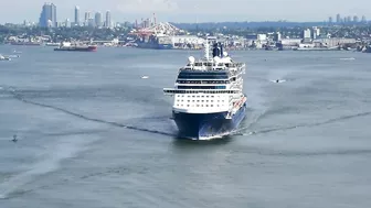 Celebrity Cruises "Celebrity Eclipse" Sail Away ( New Look )