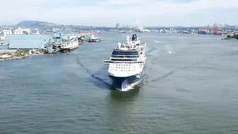 Celebrity Cruises "Celebrity Eclipse" Sail Away ( New Look )